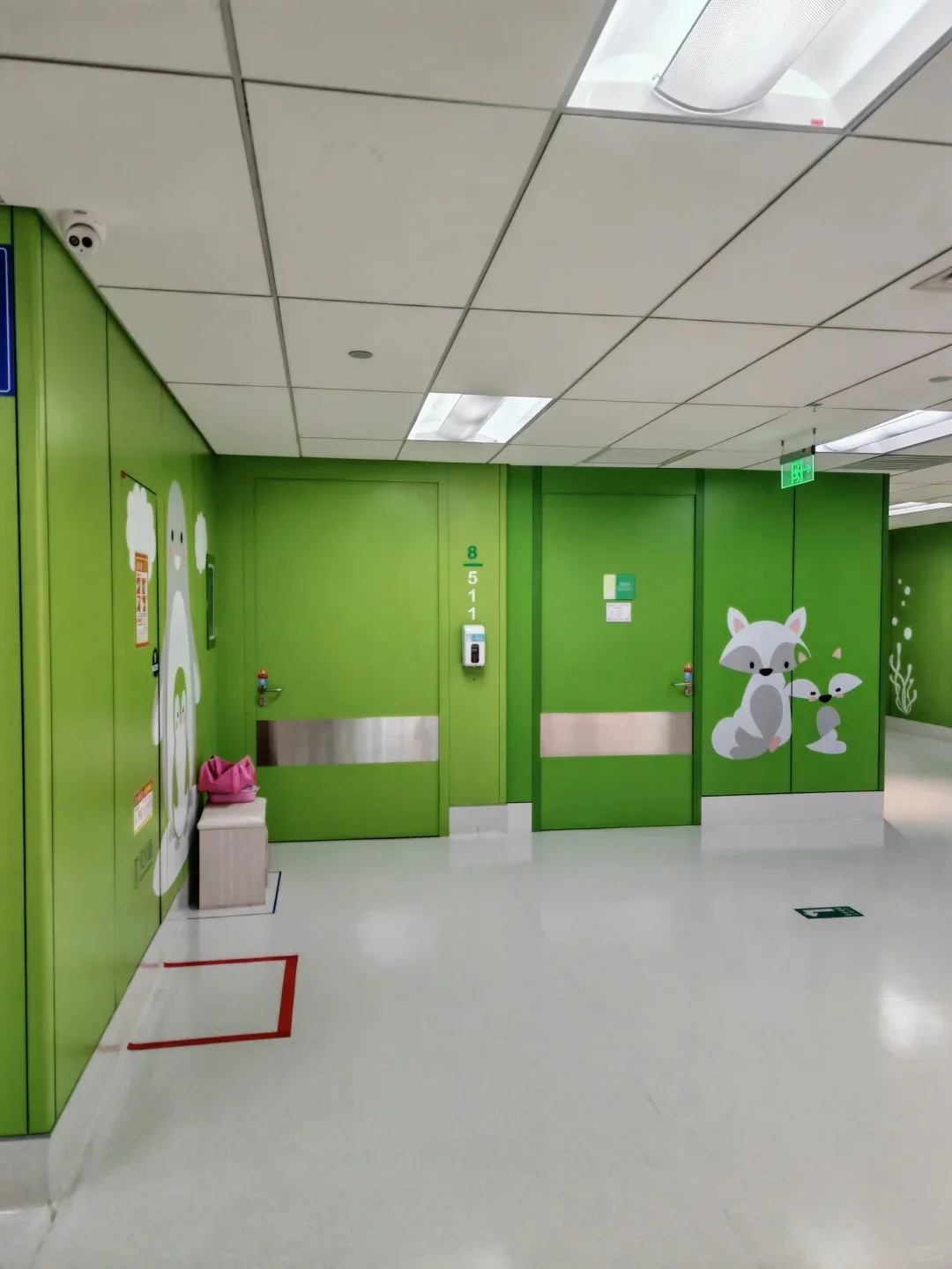Ward Hallway Green