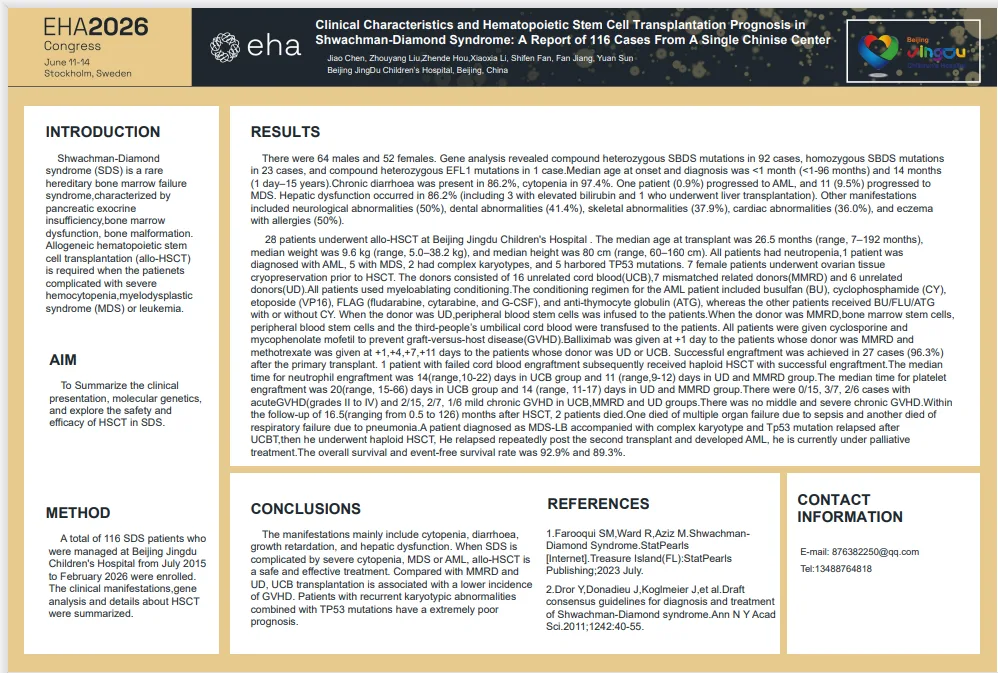 EHA 2026 Poster - SDS 116 Cases